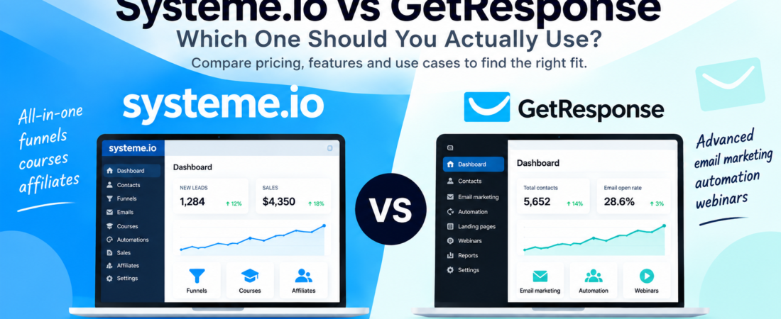 Systeme.io vs GetResponse: Which One Should You Actually Use?